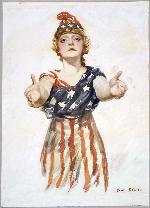 patriotic poster from World War I