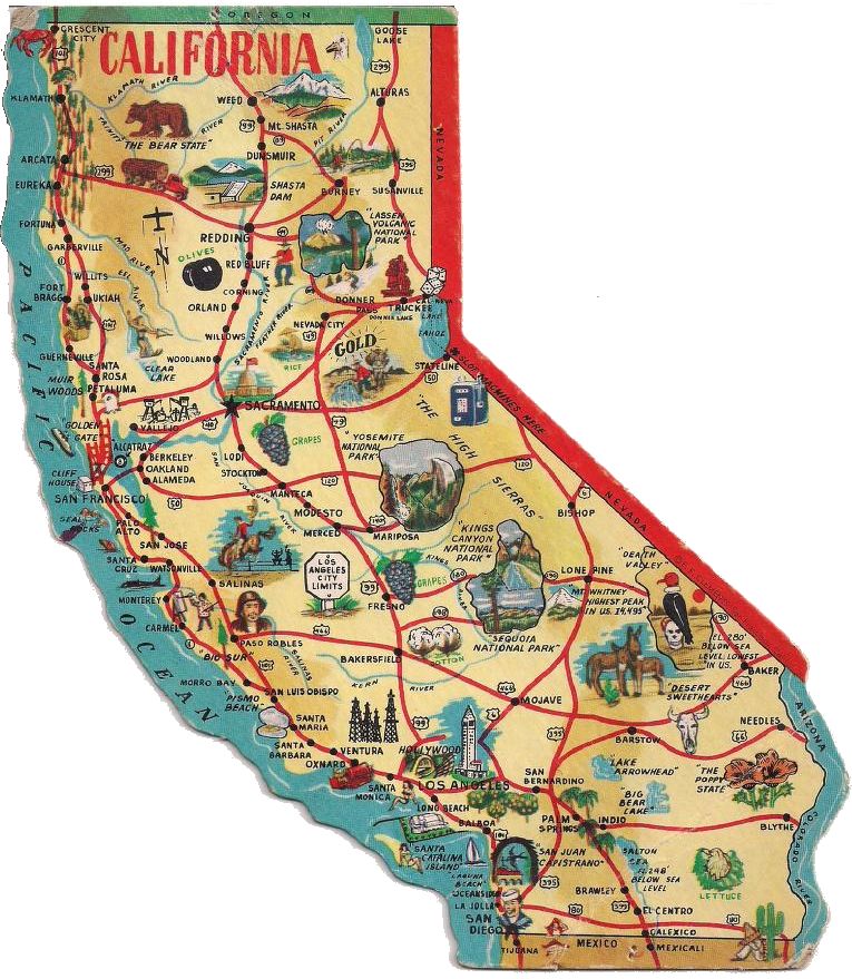 california postcard