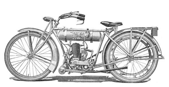 vintage motorcycle image the excelsior lightweight