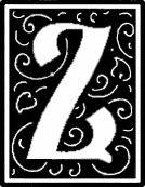 fancy letter z