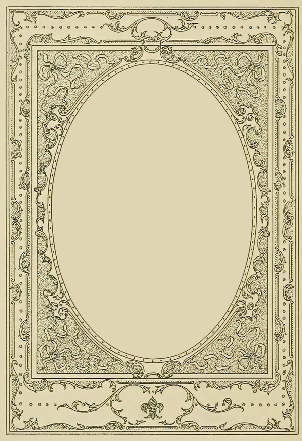 antique oval frame