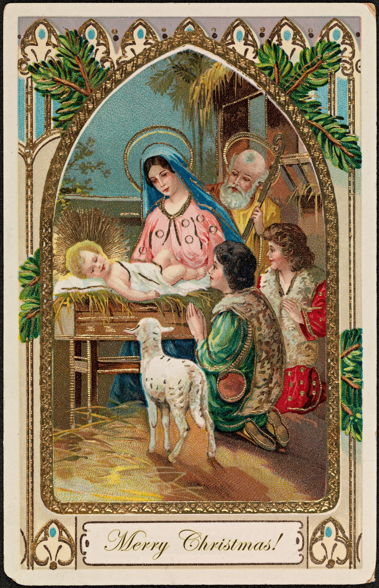 christmas nativity clipart vintage - photo #11