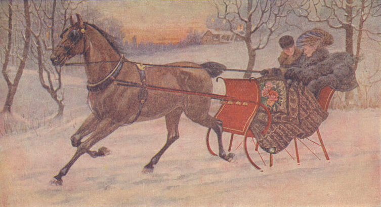 winter sleigh ride