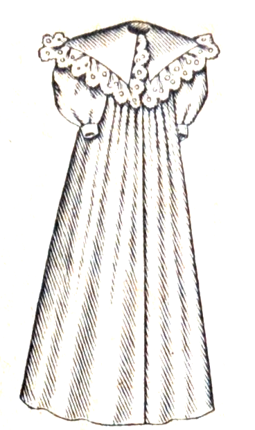 vintage dolly cloak drawing