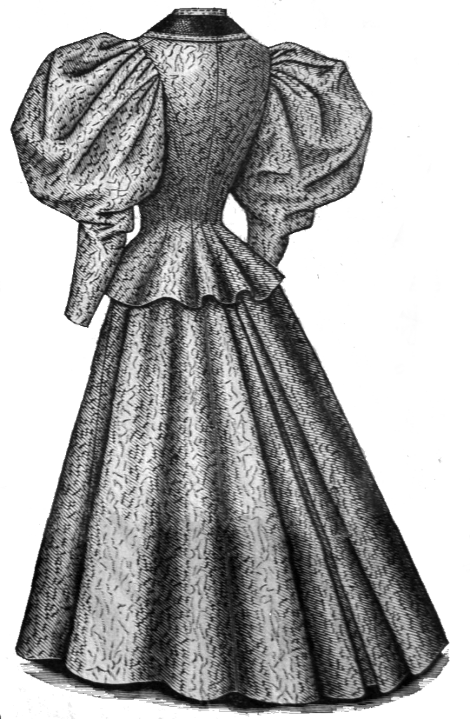 ladys gown drawing