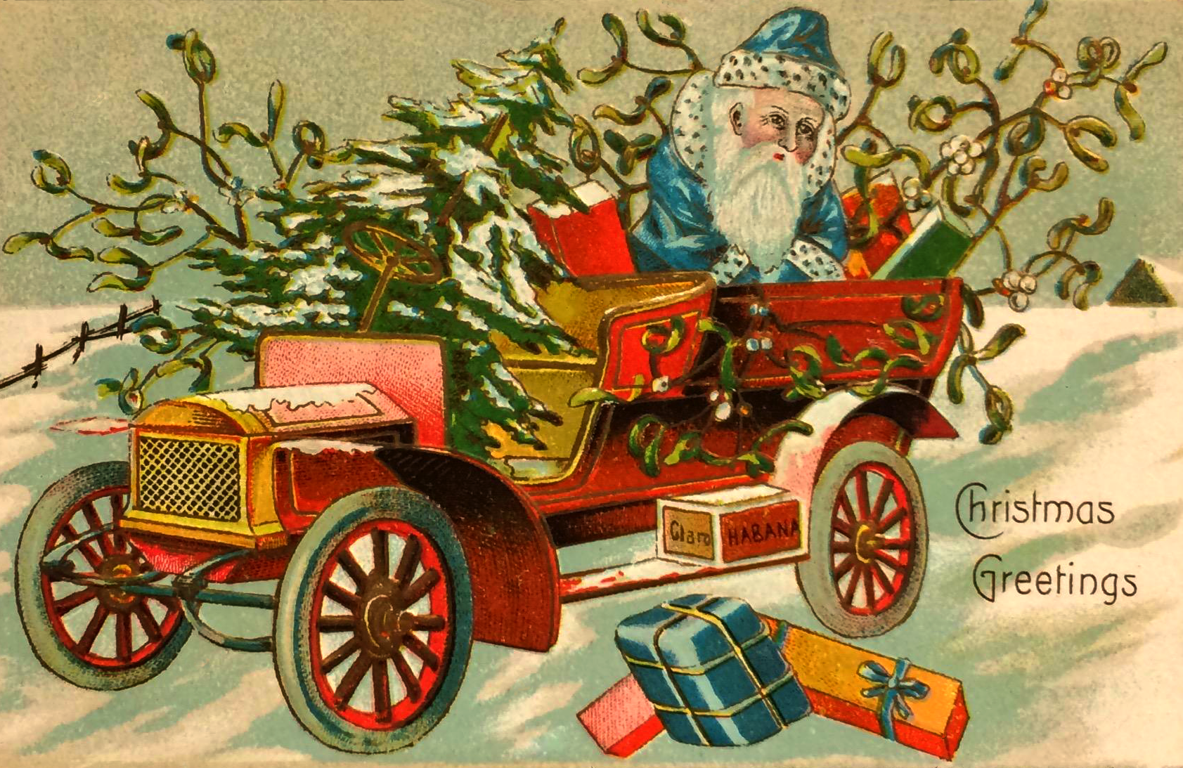 Printable Vintage Christmas Stationery