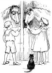 children and horses
